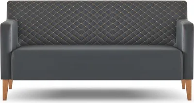 Produktbild von Arbeitszimmer-Set 5tlg Schwarz 3-Sitzer 2-Sitzer 2x Sessel Couchtisch