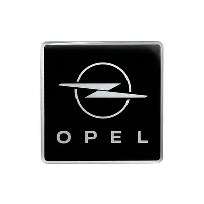 Immagine prodotto di Adesivo 3D con logo Opel, 52 mm, nero
