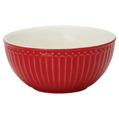 Produktbild von Greengate Alice Müslischale red 14 cm