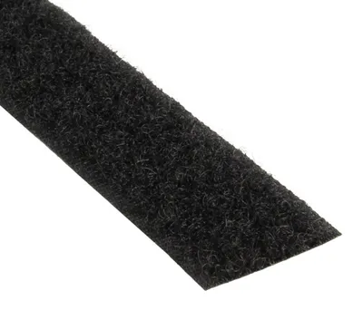 Productafbeelding van Zelfklevend klittenband, 20 mm x 3 m, zwart