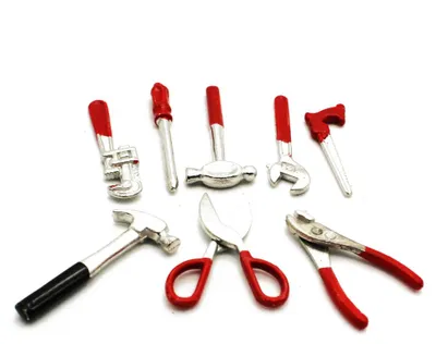 Produktbild von Puppenhaus 1zu12 Miniatur Werkzeug Set (1 Set)