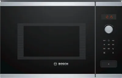 Immagine prodotto di Microonde da incasso 25l 900w acciaio inox Bosch BFL553MS0