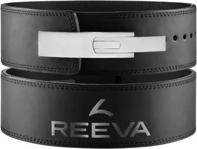 Produktbild von Reeva Gewichthebergürtel aus schwarzem Leder – M