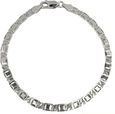 Produktbild von Armband Armkette echt Silber 925  Sterlingsilber rhodiniert 21 cm