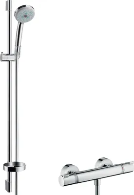 Obrázek produktu pro Sprchová kombinace Croma 100 Multi/Ecostat Comfort a sprchová lišta Unica'C 900 mm