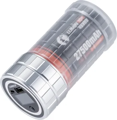 A product shot of a power bank.