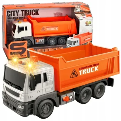 Produktbild von QULKI Baustellenkipper LKW mit Kippfunktion, Licht & Sound