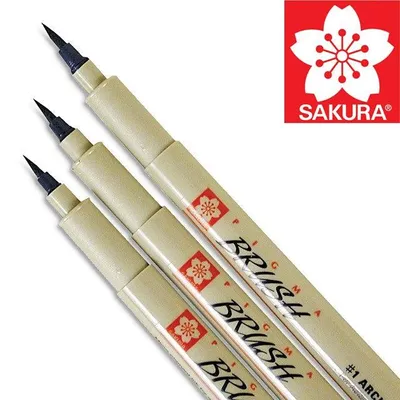 Obrázek produktu pro Kreativní pero SAKURA Pigma Brush - Blue