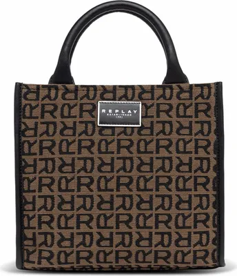 Immagine prodotto di REPLAY borsetta borsa a tracolla Handbag Logo marrone