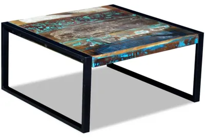 Produktbild von vidaXL Couchtisch Altholz Massiv 80x80x40 cm
