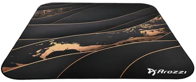 Image de Arozzi Zona Tapis de Protection de Sol Carré - 116 cm - Noir/Or
