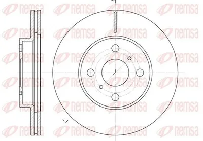 Produktbild von 2x REMSA Bremsscheibe 6635.10 vorne für BMW 3 Touring (E91) 3 Limousine (E90)