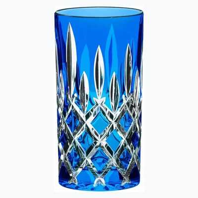 Produktbild von Riedel Highball-Glas Laudon Dark Blue, Longdrinkglas, Kristallglas, Dunkelblau, 395 ml, 1515/04S3DB