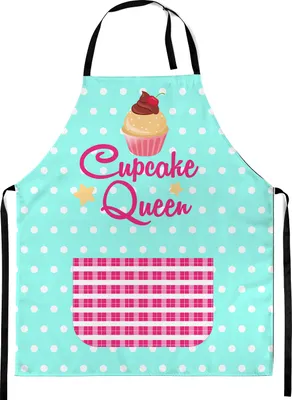 Produktbild von Kochschürze Für Kinder, Jungen und Mädchen, Schürze mit Klettverschluss, Cupcake [099]
