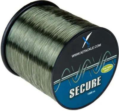 Produktbild von X2 Secure - Nylon Angelschnur - 0,30 mm - 1365 m - Karpfen-Nylon - Abriebfest