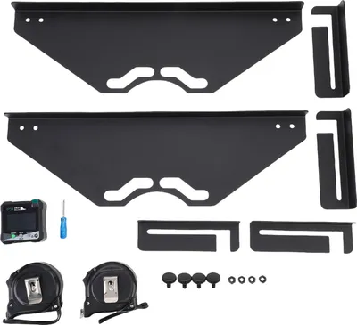 Produktbild von Spurausrichtungs-Werkzeugplatten, genaue Messung von Automobilrädern mit 2 Maßbändern, 1 digitaler Winkelmesser für die meisten Autos, ATV, UTV
