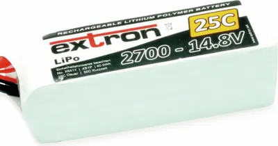 Produktbild von EXTRON LiPo-Akku X2, 14,8 V, 2700 mAh
