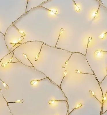 Produktbild von LED Weihnachtliche Nano-Kette - Igel, 2,4 m, 3x AA, Innen, warmweiß, Timer