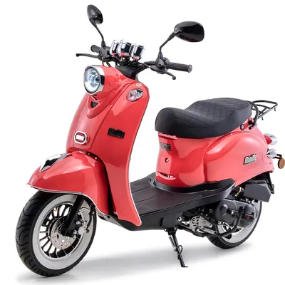 Produktbild von Motorroller 50 ccm Burnout MiniMe 2.0 Rot  45 km/h