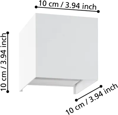 Image de Eglo LED Applique Va lmonte 3W, 400 lm, 3000K, blanc