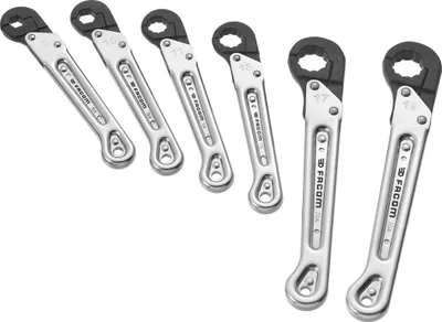 Produktbild von Facom Offene Knarrenringschluessel Set 5-tlg