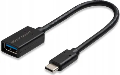 Image de Microconnect USB3.1CAF02BH Câble USB 3.0 (3.1 Gen 1) USB C USB A Noir