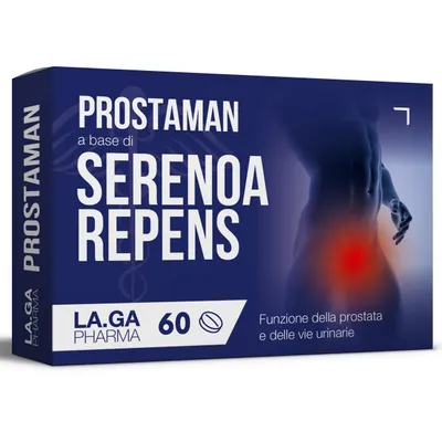 Immagine prodotto di SERENOA REPENS, Prostata Integratore 60 Compresse con: Saw Palmetto, Boswellia, Zucca e Licopene. Serenoa Repens Prostata 640mg con: Ortica, Melograno