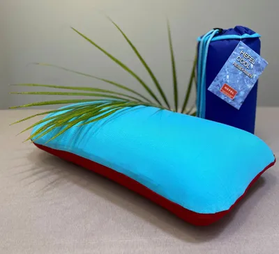 Produktbild von Jerseybezug für die Hefel-Reisekissen Kissenbezug 100% Baumwolle 25 x 45 cm türkis-rot