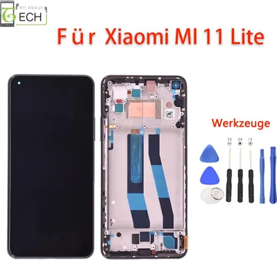 Produktbild von Für Xiaomi Mi 11 Lite 5G LCD Display mit Rahmen Touchscreen Bildschirm