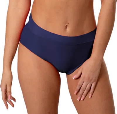 Produktbild von Aquarti Bikinihose Damen mit Hohem Bund, Farbe: Dunkelblau, Größe: 42
