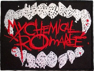 Zdjęcie produktu dla My Chemical Romance The Black Parade Logo Fangs Naprasowanka