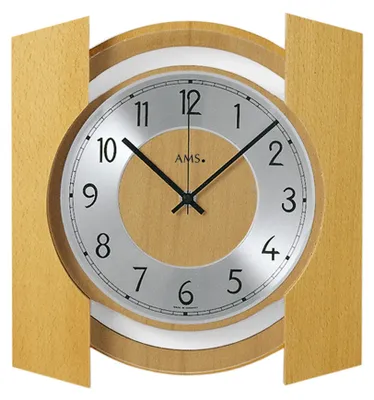 Produktbild von AMS Funk-Wanduhr, Funkwerk, 27x27x5cm, 5869/18