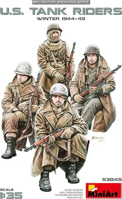 Image de Les tankistes américains, hiver 1944-45 (4 fig.) / 1:35