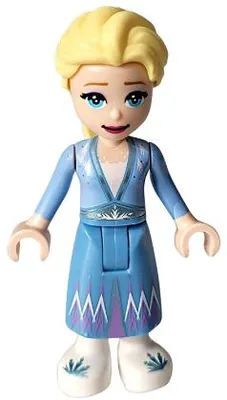 Produktbild von LEGO Minifigur Disney Prinzessin Elsa mit einem Kleid in einem (dp153)