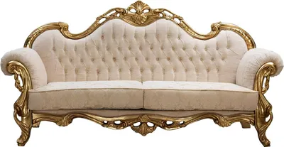 Produktbild von Sofa 3 Sitz Stoff Dreisitzer Sofas Luxus Wohnzimmer Chesterfield Barock