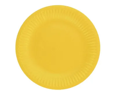Obrázek produktu pro Párty talíře - žluté - 18 cm - 6 ks