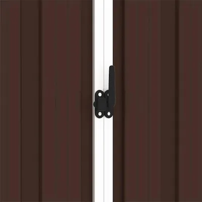 Immagine prodotto di vidaXL Capanno da giardino Marrone 205x129x183 cm Acciaio zincato