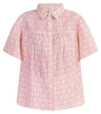 Produktbild von COBIE Damen Kurzarm Bluse 21327406-CO01, NEON PINK, XL