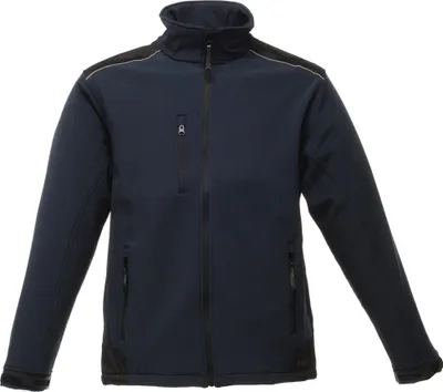 Produktbild von Pánská softshellová bunda Regatta Sandstorm, voděodpudivá RW1216 (3XL) (tmavě modrá/černá)