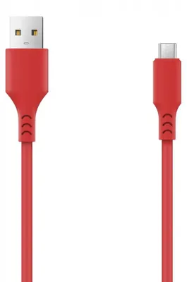 Produktbild von Setty USB- microUSB Kabel 1m 2A Rot