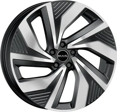 Produktbild von 20 Zoll Alufelge MAK electra 20"x8" 5x112 PCD ET45 57.1mm Felge Schwarz