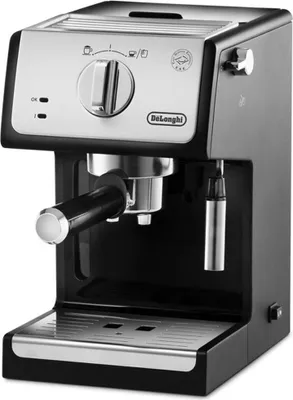 Obrázek produktu pro De’Longhi ECP 33.21, Espresso kávovar, 1,1 l, Kávová kapsle, Mletá káva, 1100 W, Černá, Nerezová ocel
