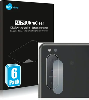 Produktbild von 6x Für Sony Xperia 5 II (NUR Kameraschutz) Schutzfolie Savvies Displayschutz Display Schutz Folie Klar Transparent
