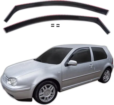 Obrázok produktu pre J&J Automotive | SCOUTT Okenné deflektory pre Volkswagen Golf IV 3D 1997-2004 2ks