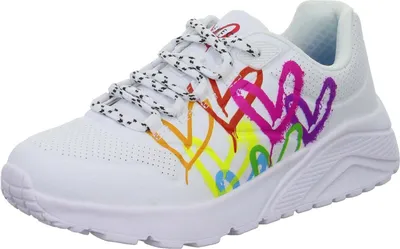 Obrázek produktu pro Šněrovací nízká obuv Skechers Uno Lite-LOVE BRIGHTS