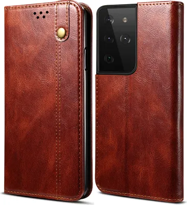 Image de Etui pour Samsung Galaxy S22 Ultra 5G, étui en cuir avec fonction stand rouge
