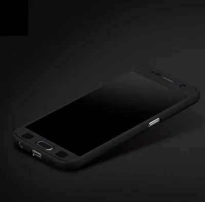 Produktbild von Handyhülle Schutzhülle für Samsung Galaxy J5 (2017) US Version Full Case Cover Displayschutz 360 Schwarz