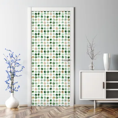 Produktbild von Dekorative Aufkleber selbstklebend Klebefolie Wandaufkleber Türposter Regelmäßige Flecken 85 x 200 cm