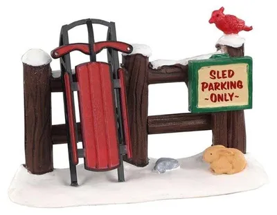 Productafbeelding van SLED parking only kerstfiguur LEMAX