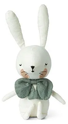 Produktbild von Picca Loulou Stofftier "Hase" (weiß, 18cm) in Geschenkbox Kuscheltier Plüschtier Rabbit